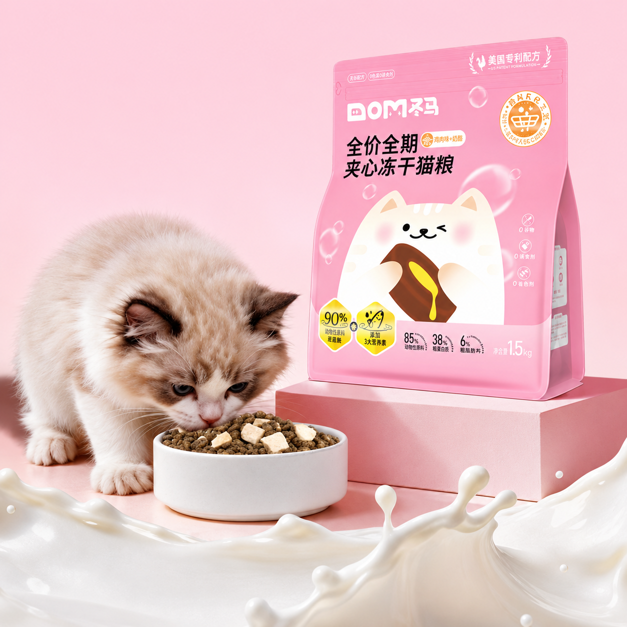 冬马奶芯泡泡猫粮